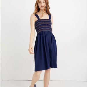 NWT Madewell Smocked Tank Dress